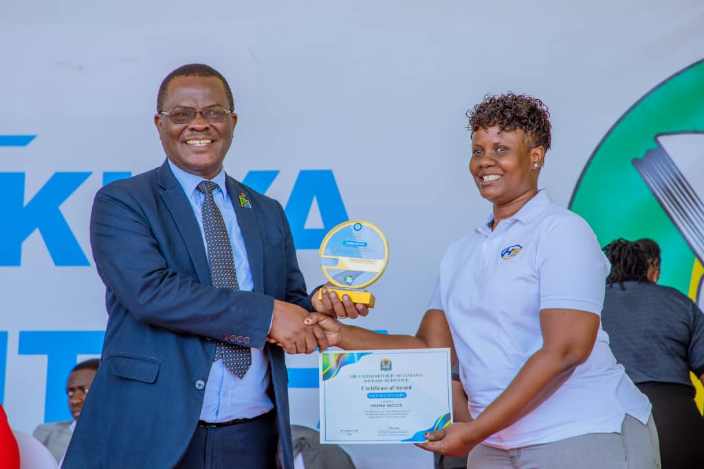 HAZINA SACCOS YAPATA TUZO WIKI YA HUDUMA ZA FEDHA 2024
